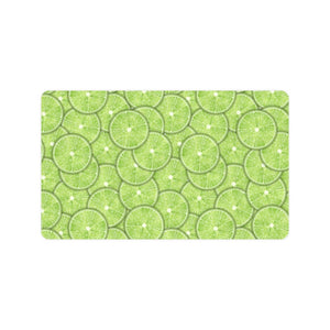 Slices of Lime pattern Doormat