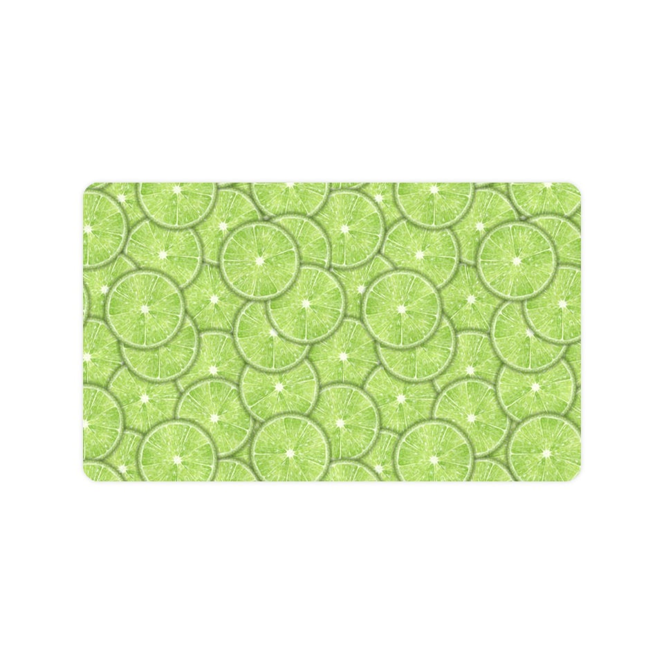 Slices of Lime pattern Doormat