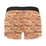 Brick Printed Pattern Print Design 04 Men's All Over Print Boxer Briefs Men's Underwear