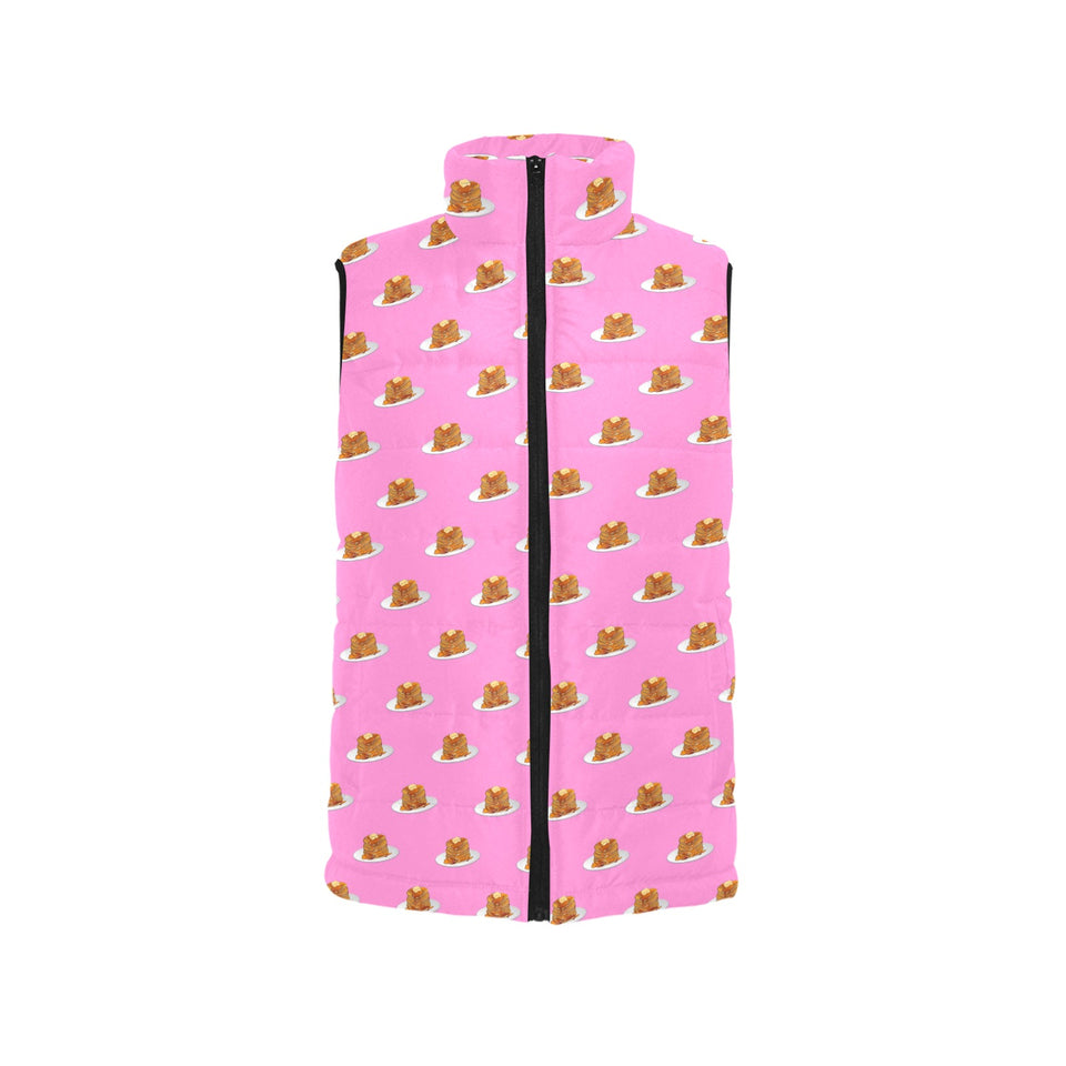 Pancake Pattern Print Design 04 Men's Padded Vest