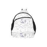 Math Pattern Print Design 03 All Over Print Chest Bag