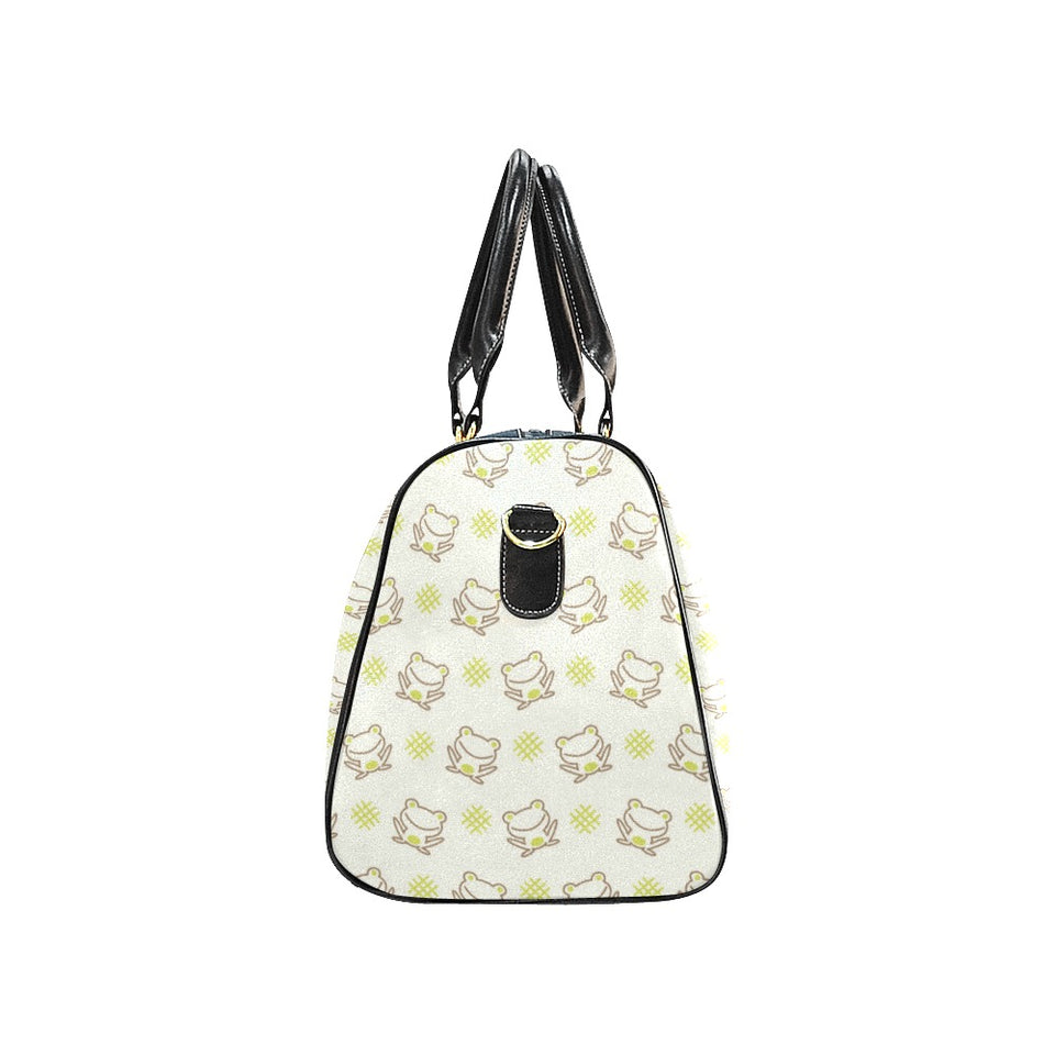 Cute cartoon frog baby pattern Travel Bag