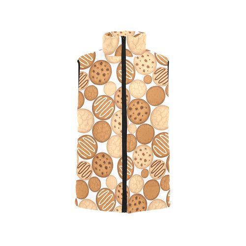 Various cookie pattern Men's Padded Vest