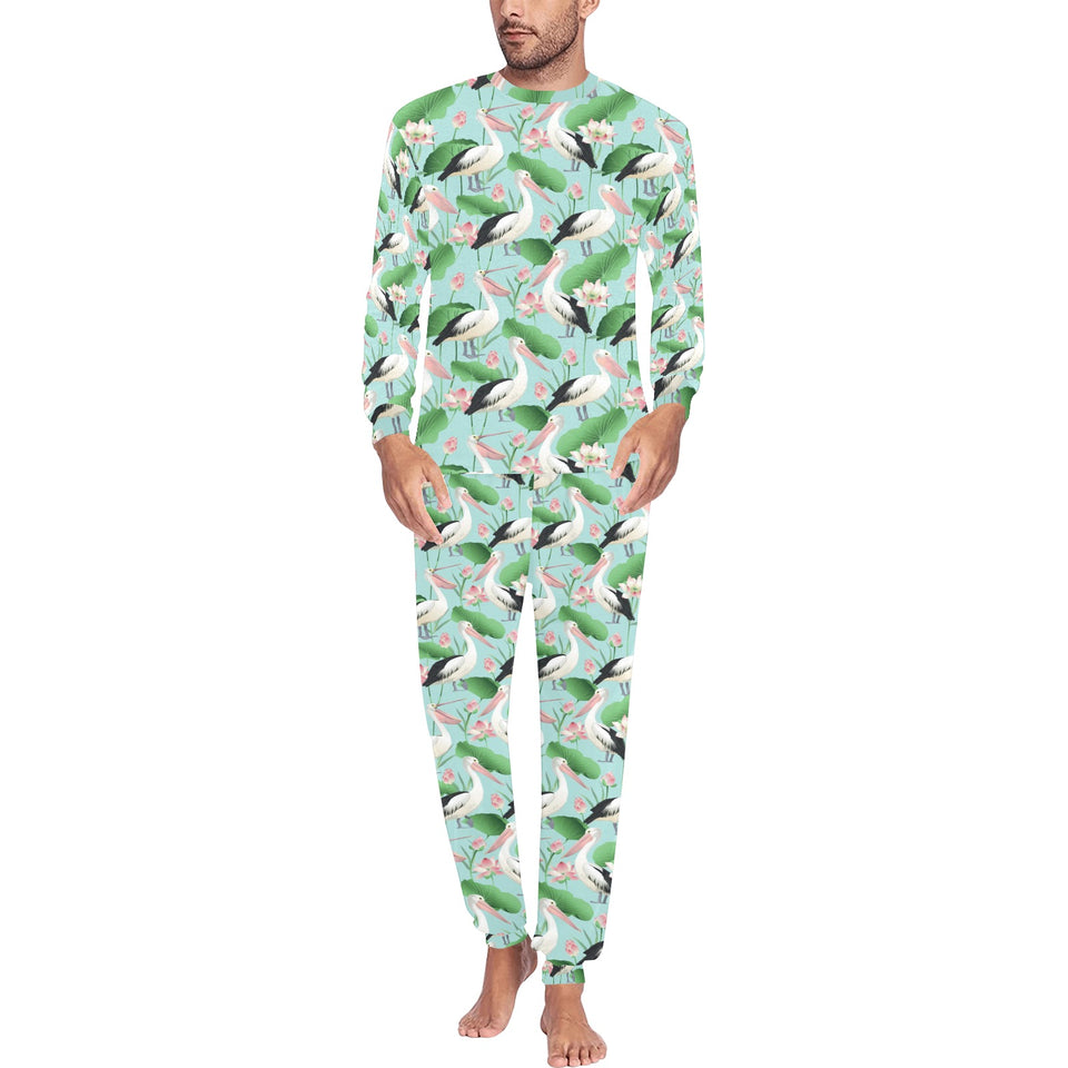 Pelican Pattern Print Design 01 Men's All Over Print Pajama