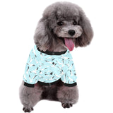 Seagull Pattern Print Design 01 All Over Print Pet Dog Round Neck Fuzzy Shirt