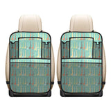 Giraffe Pattern Print Design 01 Car Seat Back Organizer