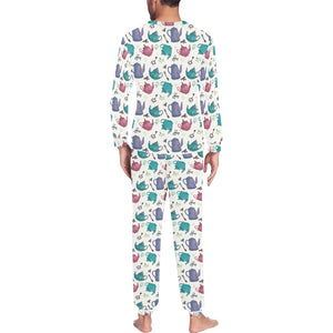 Tea pots Pattern Print Design 05 Men's All Over Print Pajama