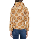 Cookie pattern Women's Padded Hooded Jacket