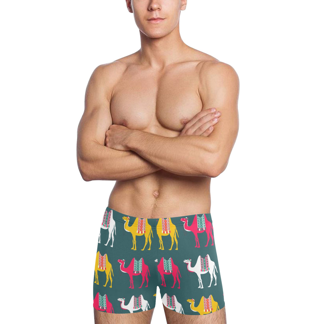 Camel pattern Men's Swimming Trunks