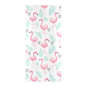 Cute flamingo pattern Beach Towel