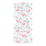 Cute flamingo pattern Beach Towel