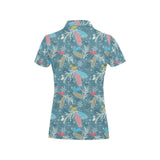 Squirrel Pattern Print Design 01 Women's All Over Print Polo Shirt