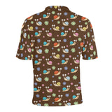 Snail Pattern Print Design 03 Men's All Over Print Polo Shirt