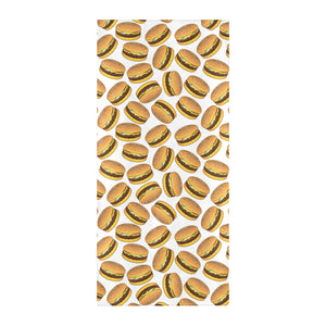 Hamburger Pattern Print Design 03 Beach Towel