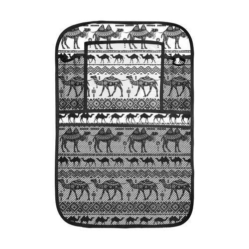 Camel polynesian tribal pattern Car Seat Back Organizer
