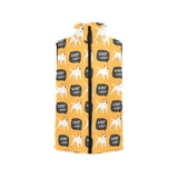 Bull Terrier Pattern Print Design 03 Men's Padded Vest