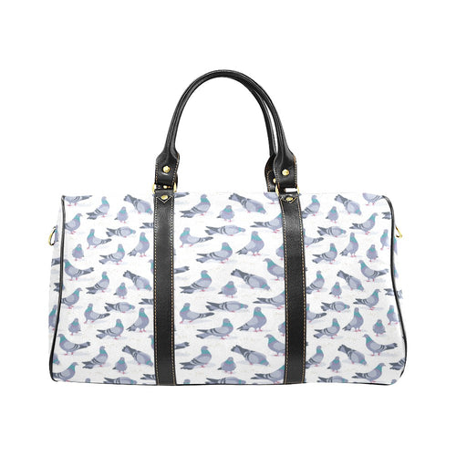 Pigeon Pattern Print Design 03 Travel Bag