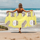 Cute Hamster pattern Beach Towel