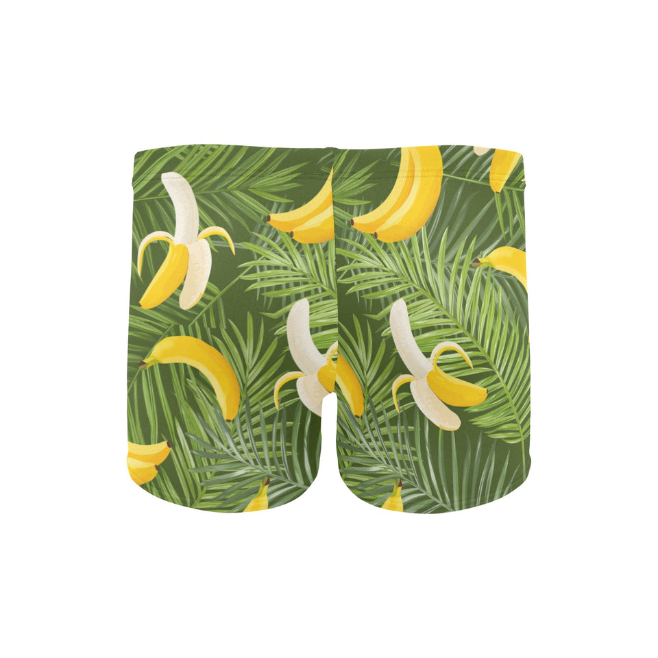 Banana Palm Leaves pattern Men's Swimming Trunks