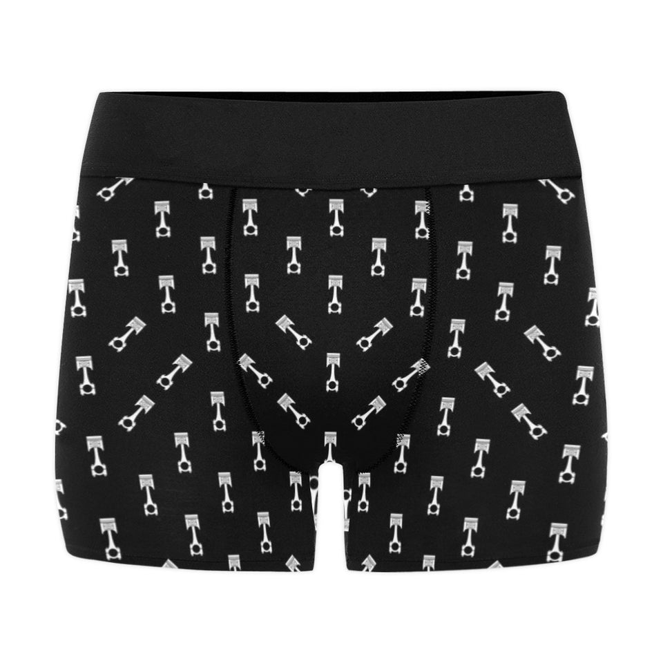 Engine Piston Black Theme Pattern Print Design 03 Men's All Over Print Boxer Briefs Men's Underwear