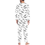 Swordfish Pattern Print Design 04 Men's All Over Print Pajama