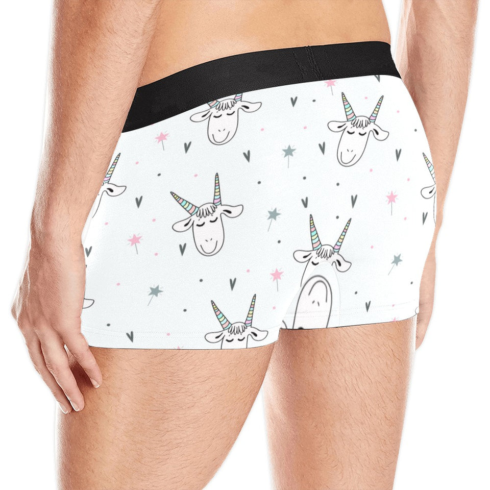 Cute goat design pattern Men's All Over Print Boxer Briefs Men's Underwear