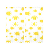 Sun pattern Gauze Curtain