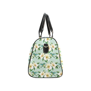 Hummingbird Pattern Print Design 01 Travel Bag