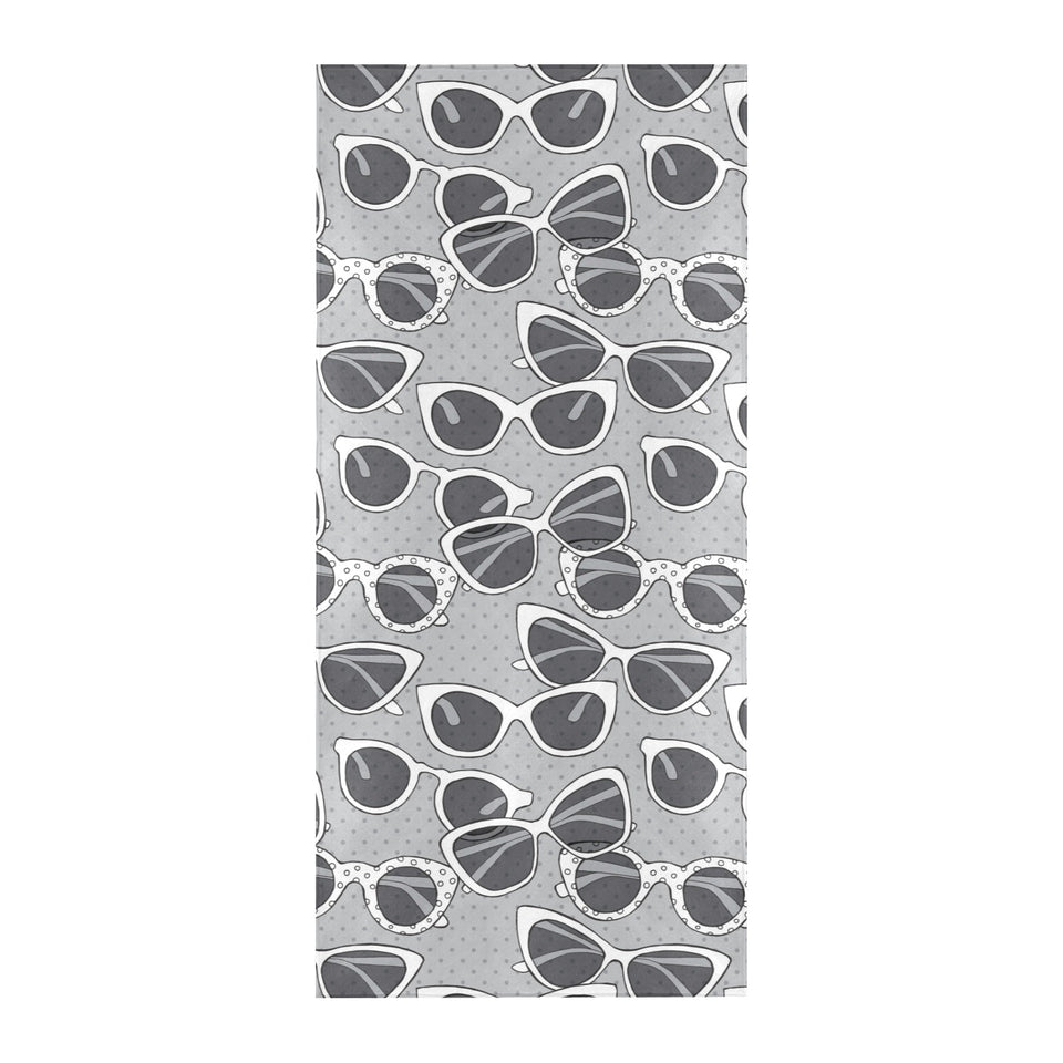 Sun Glasses Pattern Print Design 04 Beach Towel