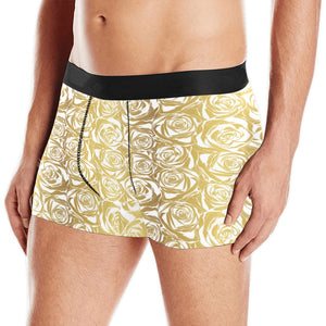 Rose Pattern Print Design 05 Men's All Over Print Boxer Briefs Men's Underwear
