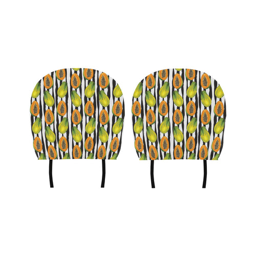 papaya design pattern Car Headrest Cover