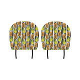 papaya design pattern Car Headrest Cover