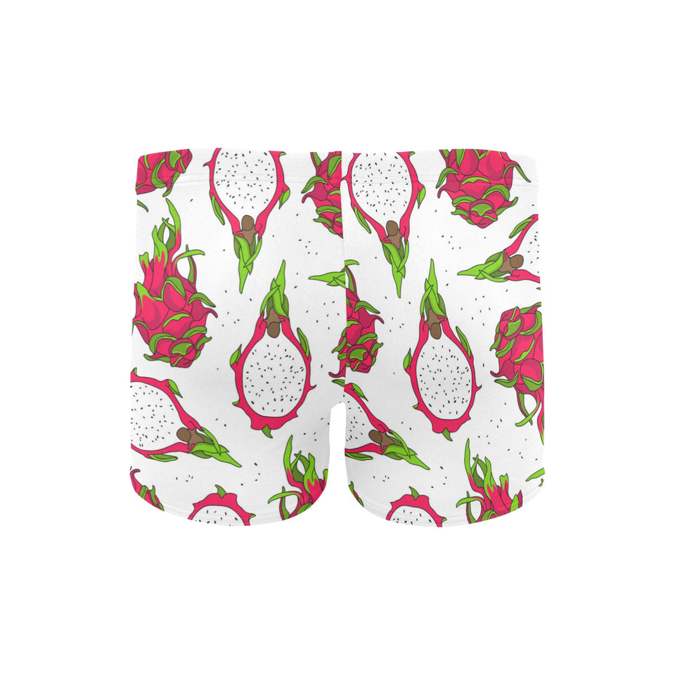 dragon fruits white background Men's Swimming Trunks