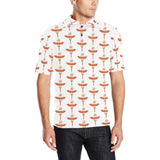Sausage Pattern Print Design 05 Men's All Over Print Polo Shirt