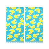 Duck Pattern Print Design 04 Gauze Curtain