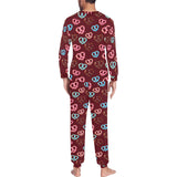 Pretzels Pattern Print Design 05 Men's All Over Print Pajama