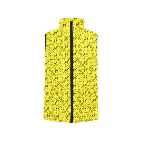 Duck Pattern Print Design 02 Men's Padded Vest