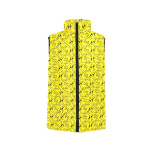 Duck Pattern Print Design 02 Men's Padded Vest
