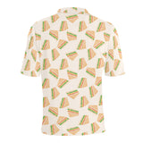 Sandwich Pattern Print Design 01 Men's All Over Print Polo Shirt