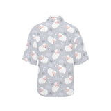 Sweet dreams sheep pattern Women's All Over Print Hawaiian Shirt