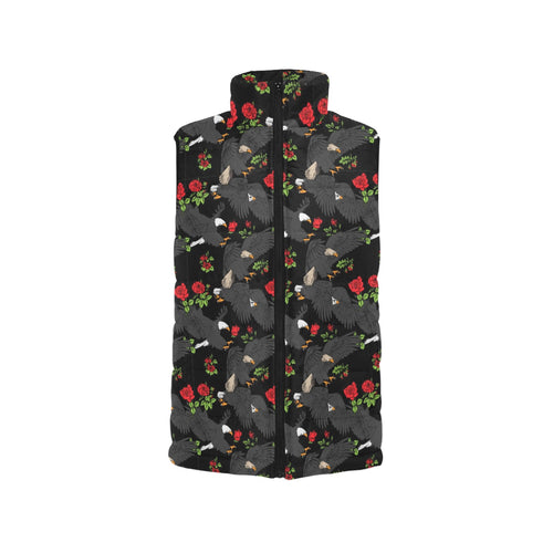 Eagle Pattern Print Design 04 Men's Padded Vest