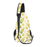 Corn Pattern Print Design 05 All Over Print Chest Bag