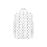 Engine Piston Background Pattern Print Design 01 Women's Long Sleeve Polo Shirt