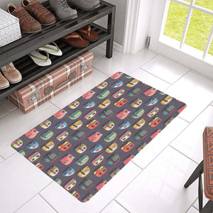 Camper Van Pattern Print Design 02 Doormat