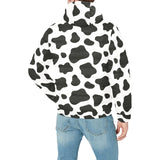 Cow skin pattern Men's Padded Hooded Jacket