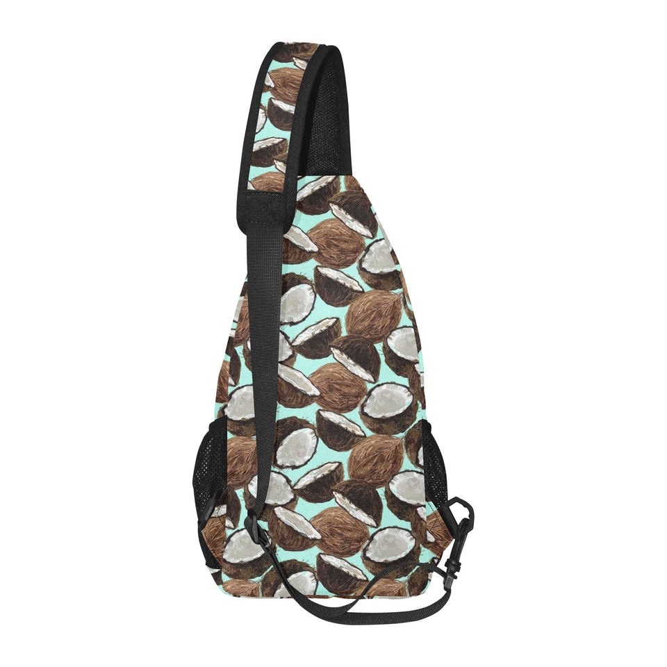 Coconut Pattern Print Design 03 All Over Print Chest Bag