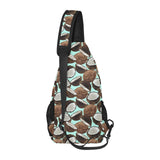 Coconut Pattern Print Design 03 All Over Print Chest Bag