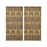 Egypt Hieroglyphics Pattern Print Design 03 Gauze Curtain