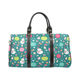 Snowman bird decorative elements christmas pattern Travel Bag