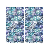 Shell design pattern Gauze Curtain